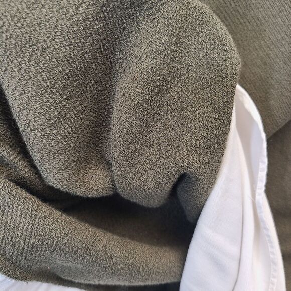 LOFT Women Green White Langenlook Sweatshirt S Petite - Picture 10 of 13